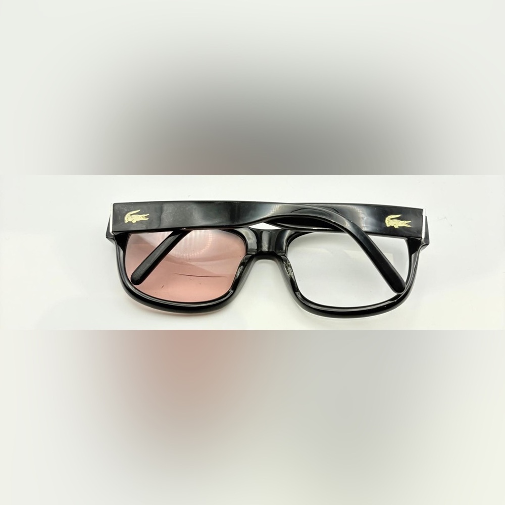 Lacoste Black Oval Sunglasses Frames Only - Picture 4 of 8
